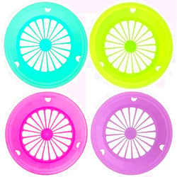 Show-Offs Bright Color Paper Plate Holders - 8 Count