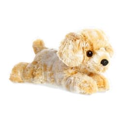 Aurora® Adorable Mini Flopsie™ Rusty Retriever™ Stuffed Animal - Playful Ease - Timeless Companions - Brown 8 Inches
