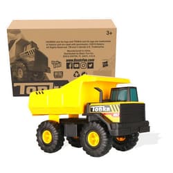 Basic Fun Tonka Steel Classics Mighty Dump Truck, Toy Truck, Real Steel Construction, Ages 3 and Up, Frustration-Free Packaging (FFP) Standard Packaging