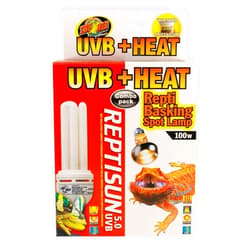 Zoo Med Heat & UVB Combo Pack, 100 Watt