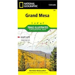 By National Geographic Maps - Trails Illustrated (Author) Grand Mesa Map (National Geographic Trails Illustrated Map, 136)