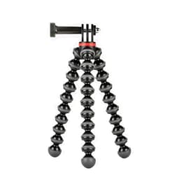 JOBY GorillaPod 500 Action, Tripod for Action Cameras, GoPro and Video Cameras, for Content Creation, Vlogging, Live Streaming, TIK Tok,Black