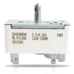 OEM home 316436000 316021500 Surface Burner Control Switch Fits Frigidaire 6 Inch Range Surface Element Control Switch Replacement Replace Model: 1155394, EA1145039, PS1145039, AH1145039, AP3890378