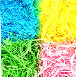 Gersoniel 320g 11.3 oz Craft Shredded Paper Grass Tissue for Easter Baskets and Gift Wrapping Colorful Crinkle Confetti Raffia Paper Filler for Easter Party Decorations and Stuffers