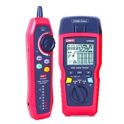 UNI-T Handheld TDR Cable Wire Tester POE Network Cable Length Sequence Detector RJ11 RJ45 LCD Display Adjustable Sensitivity Line Finder (UT685B-Kit)