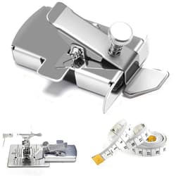 SHIBASHAN Magnetic Seam Guide for Sewing Machine，Magnetic Sewing Guide，Upgrade Buddy Sew Magnetic Seam Guide with Clip，Multifunctional Hem Guide for Sewing Machine, Sewing Accessories