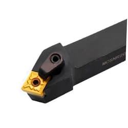 SRCGG 1pc MCSNR MCSNL External Turning Tool Holder MCSNR1616 MCSNR2020 MCSNR2525 Lathe Machining Tools for CNMG Carbide Inserts Cutter Bar(12,MCSNR_NO Inserts_2020K)