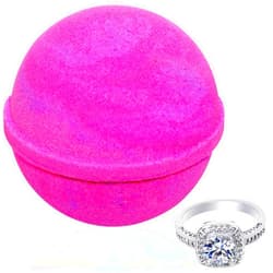 Jackpot Candles Bath Bomb with Size 7 Ring Inside Love Potion Extra Large 10 oz. Made in USA