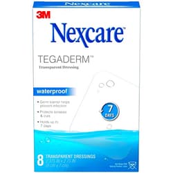 Nexcare Tegaderm Waterproof Transparent Dressing 2-3/8 Inches X 2-3/4 - 8ct, Pack of 4