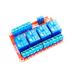 HiLetgo 12V 4 Channel Relay Module with OPTO-Isolated Support High and Low Level Trigger
