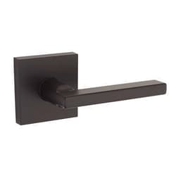 Weiser (by Kwikset Hardware family) Weiser (by Kwikset) Halifax Lever, Square Rose, Passage Function, Iron Black (US514)