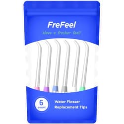 FreFeel Replacement Heads for Waterpik, Replacement Picks for Water Pik Water Flosser (6 Classic Jet Tips)
