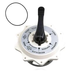 Gertrdti 270067 2 Inch Top Valve Assembly Replacement Kit Replacement for Hiflow Top and Side Mount Pool Spa Multiport Valve