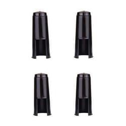 CCeCCe 4 Pack Alto Saxophone Mouthpiece Cap Replacement Mouth Piece Plastic Protective Cover Ligature Attachment Protector for Sax Clarinet Woodwind Instrument