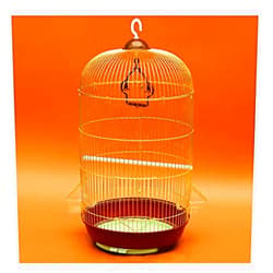 Generic Bird Cage Luxury Large Myna Parrot Cage Black Phoenix Peony Maniac Wire Bird Cage Breeding Cage Metal Decoration Birdcages Decor