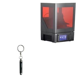 BoxWave Stylus Pen Compatible with Monoprice MP Mini SLA LCD High Resolution Resin 3D Printer - Bullet Capacitive Stylus, Mini Stylus Pen with Keyring Loop - Jet Black