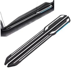 Wusecssy 2 pcs fits for Toyota RAV4 2016 2017 2018 Running Board Side Step Nerf Bar Pedal Running Board Aluminium LingShang Style