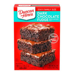 Duncan Hines Dark Chocolate Fudge Brownie Mix, 18.2 OZ