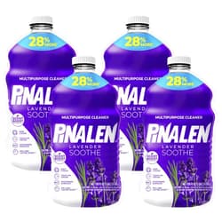 PINALEN Max Aromas Lavender Soothe Multipurpose Cleaner, Kitchen, Floor, Bathroom and Surface Cleaning Product for Home 128 fl.oz. (Pack of 4)