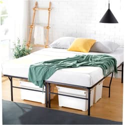 ZINUS SmartBase Heavy Duty Mattress Foundation, 18 Inch Metal Platform Bed Frame, No Box Spring Needed, Sturdy Steel Frame, Underbed Storage, Full