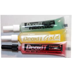 Deoxit Caig DeoxIT, Gold, Fader - 3 x 2ml squeeze tubes, 100% solution - 1 each of D100L, G100L, F100L
