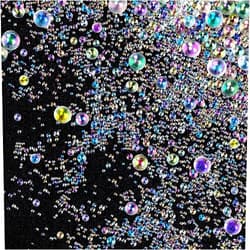 OIIKI 300g UV Resin Bubble Beads, Transparent Colorful Beads, No Hole Tiny Beads, Resin Supplies Accessories for Resin Molds Fillers Jewelry Making(0.4mm to 3mm)