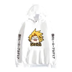 NBYS Unisex Anime Boku No Hero Academia Hoodie Sweatshirt MHA Kaminari Denki Print Jumper Top