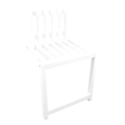 FONSOLUM Wall Mounted Folding Chair, Invisible Shoe-Changing Wall Seat Made of Solid Wood, Door Shoe Cabinet Porch Chair Hidden Footstool with Legs, Living Stool for Entrance Bathroom Balcony (White)