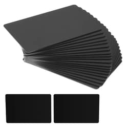 HaiFafafaing 20pcs NFC Cards Black Rewritable Ntag 215 NFC Tags 504 Bytes Memory Blank NFC Business Card Programmable Compatible with NFC Enabled Mobile Phones Devices
