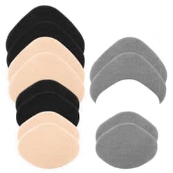 Gosknor 8 Pairs Shoe Heel Patches for Holes, 4 Colors Patches for Shoes Lint Cloth Adhesive Shoe Toe Insert Hole Repair Kit Tape Pads for Sneakers Mesh Shoes Leather Shoes