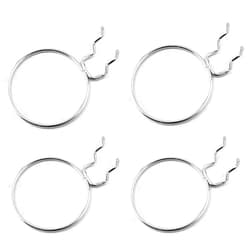 JCBIZ Pegboard Bins with Rings 4PCS Pegboard Cups Holders Pegboard Containers Pegboard Jar Hook Holder for Kitchen Laundry Room Organizer Tool