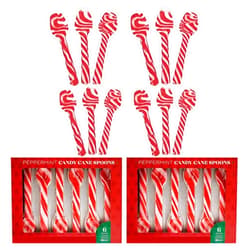 Perfect Stix Christmas Candy Cane Peppermint Spoonz.Edible Stirring Beverage Spoonz. Hot Chocolate Cocoa Tea Coffee Cocktail.Holiday Christmas Spoonz. Pack of 12 Spoonz.