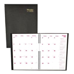 Brownline® 2025 CoilPro™ Monthly Planner, 14 Months, December 2024 to January 2026, Twin-Wire Binding, 11