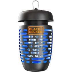 BLACK+DECKER Bug Zapper Electric Lantern with Insect Tray, Cleaning Brush, Light Bulb & Waterproof Design for Indoor & Outdoor Flies, Gnats & Mosquitoes Up to 625 Square Feet