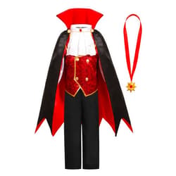 Neilyoshop Kids Vampire Costume Royal Vampire Costume Set for Boys Girls Halloween Dress Up Party