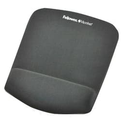 Fellowes PlushTouch Foam Mouse Pad Wrist Support with MICROBAN - Graphite (9252201)
