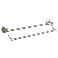 KOHLER K-11053-BN Archer Double Towel Bar, Vibrant Brushed Nickel