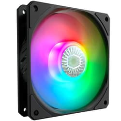 Cooler Master SickleFlow 120 V2 ARGB Square Frame Fan, ARGB 3-Pin Customizable LEDs Air Balance Curve Blade, Sealed Bearing, 120mm PWM Control for Computer Case & Liquid Radiator (Pack of 1)