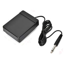 Rodipu Sustain Pedal, Electric Piano Pedal, 6.35mm Keyboard Pedal for Home Electric Piano Keyboard