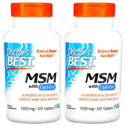 Dr.Best Doctors Best Best MSM - 120 ct (Pack of 2)