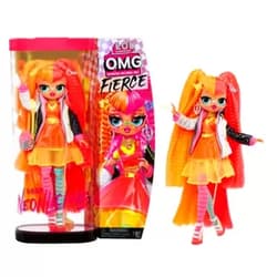 L.O.L. Surprise! LOL Surprise OMG Fierce Neonlicious Fashion Doll with 15 Surprises Including Outfits and Accessories for Fashion Toy, Girls Ages 3 and up, 11.5-inch Doll, Collector