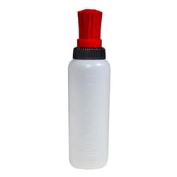 Farberware BBQ Squeeze Bottle Basting Brush Set- Flavorful Cooking Indoors and Outdoors, Markings for Measuring, Dishwasher Safe