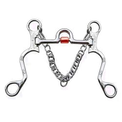 JDBLGJD Stainless Steel Horse Bit,Pelham Bit,Horse Mouth Bit Stainless Steel Butt Horse Gag Snaffle Bit,Equestrian Bit Set, Stainless Steel with Copper Rollers, Pelham Style