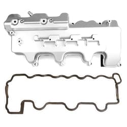 MITZONE Upgrade Aluminum Valve Covers Left and Right Compatible with Mercedes ML350 ML320 E320 SLK320 CLK320 C320 C280 C240 1998-2005 Left Driver Side