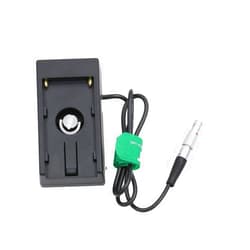 HangTon NP-F970 Battery Adapter Plate 12V Power to 0B 2 Pin Power Cable for ARRI Transvideo StarliteHD Monitor, Zacuto Viewfinder, Teradek Bolt Bond 24''