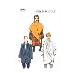 Vogue Patterns V8930 Misses' Jacket Sewing Template, Size ZZ (LRG-XLG-XXL)