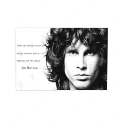 YTRR ERGFW Jim Morrison Poster Canvas Poster Wall Decorative Art Painting Living Room Bedroom Decoration Gift Unframe-style12x18inch(30x45cm)