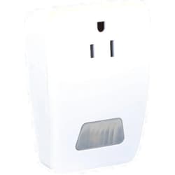 Westek AmerTac MLC4BC Westek Indoor Plug-in Motion Activated Light Control – White, 120V 60Hz, 100 deg. Detection Zone | Wireless Motion Sensor