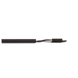 KWANGIL 16AWG 2 Conductor Wire Cable (UL2464) - High Flexible Tinned Copper Unshielded Alarm Security Burglar LED Power - for Low Voltage Installations (Matte Black 25FT)