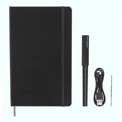 ‎Moleskine Moleskine Writing Set Smart Notebook & New Smart Pen (2022 Edition) - Store Handwritten Notes Digitally, with Connected Notebook & Moleskine Notes App (Only Compatible with Moleskine Smart Notebooks) Black Smart Devices